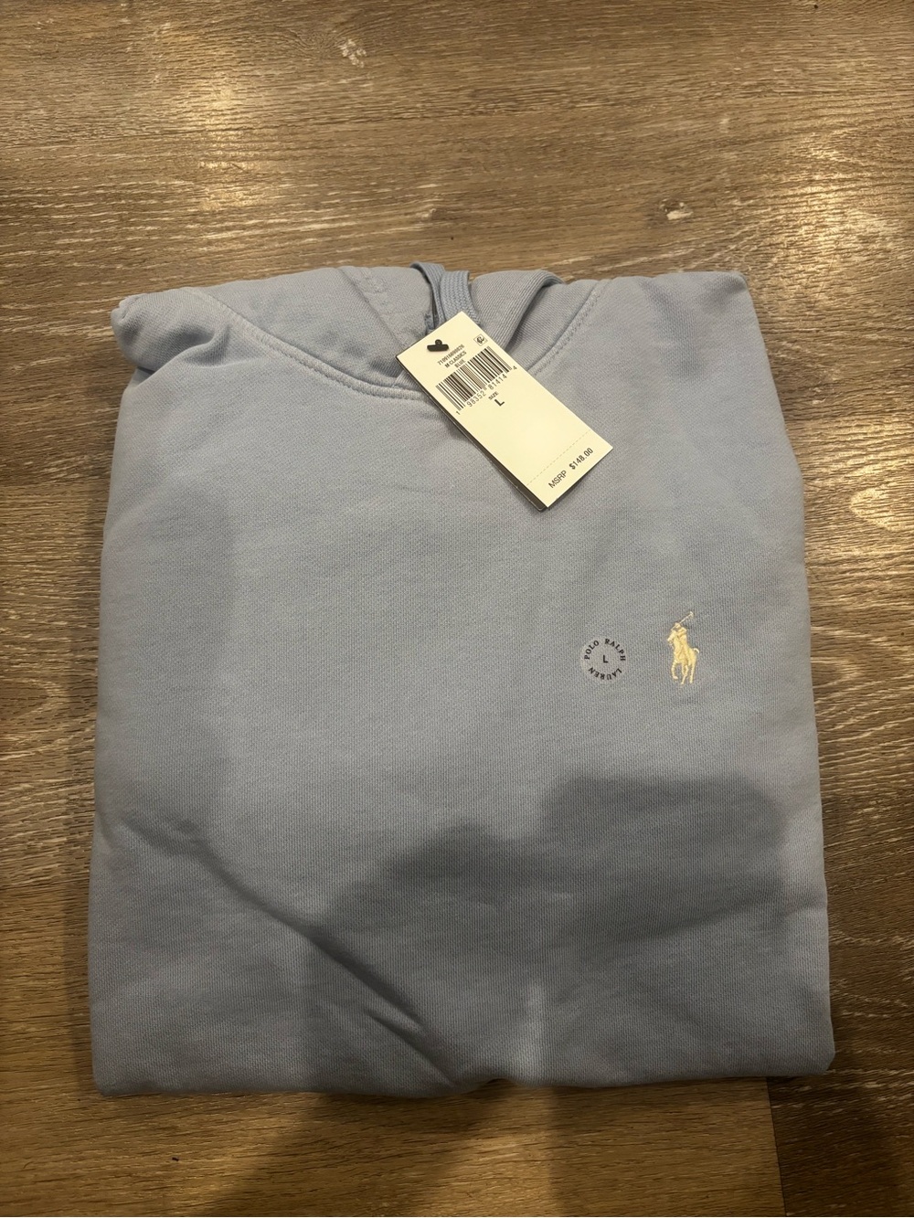 Polo by Ralph Lauren Men’s Pale Blue Crewneck Sweater
